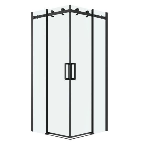 Душевой уголок Grossman Classic 300.K33.04.1010.21.00 100х100 стекло прозрачное профиль черный без поддона