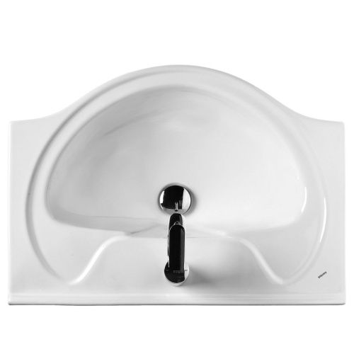 Раковина из сантехнического фарфора Santek Байкал WH109651 70х50 накладная цвет белый - фото 3