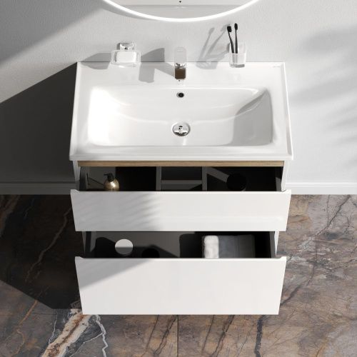 Тумба под раковину Am.Pm X-Joy M85AFSX0802WG 80х40 напольная цвет белый - фото 3