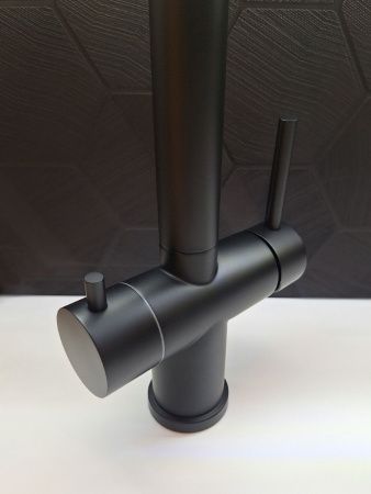 Смеситель для кухни AltroBagno Flusso AltroBagnoFlusso050204MB на мойку черный