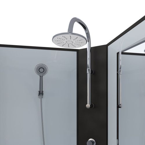 Душевая кабина Niagara Classic 67091414BKTG 100х100 четверть круга без крыши ориентация универсальная - фото 4