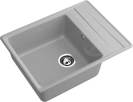 Кухонная мойка Granfest Level LV-660L серый 65х50 цвет серый поверхность матовая