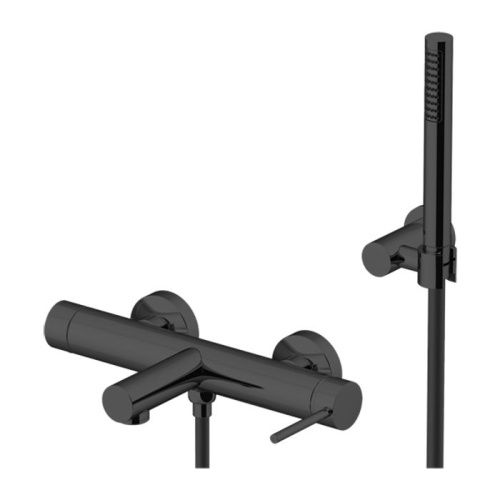 Смеситель Gattoni CIRCLE ONE 9000/90NO настенный черный