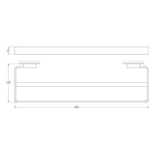 Полотенцедержатель Artwelle REGEN 831145A - фото 2