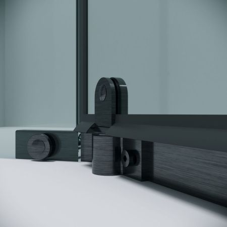 Душевой уголок Grossman Pragma 302.K33.03.9090.42.00 90х90 стекло прозрачное профиль графит без поддона