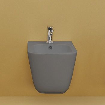 Биде подвесное Kerasan Tribeca 512589 цвет серый