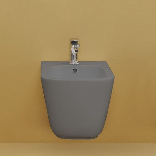 Биде подвесное Kerasan Tribeca 512589 цвет серый