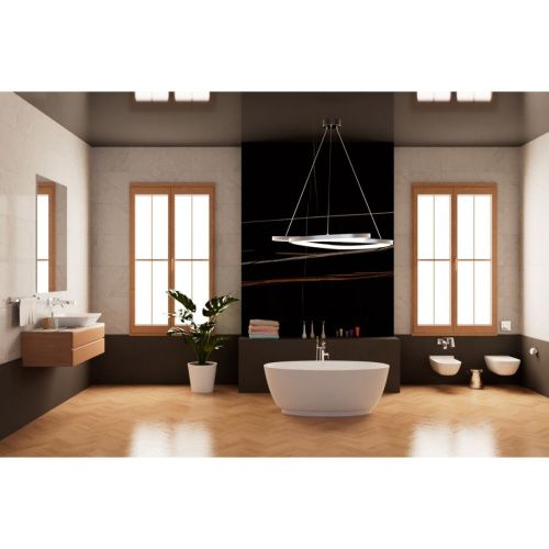 Ванна акриловая Frank 125096 160х80 отдельностоящая овальная с ножками - фото 4