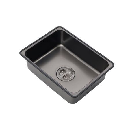 Кухонная мойка Melana ProfLine D6846B+6 графит 70х45 цвет серый поверхность матовая