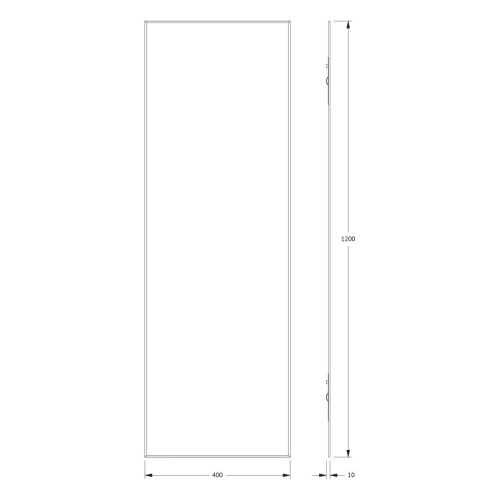 Зеркало Evoform Standard BY 0238 40х120 подвесное - фото 2