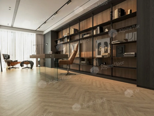 Ламинат Alpine Floor Herringbone 8 Pro New LF102-7 Дуб Прованс толщина 0.8 см 33 класс 606х101 - фото 4