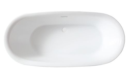 Ванна акриловая Abber AB9205 180х85 отдельностоящая овальная с каркасом - фото 3