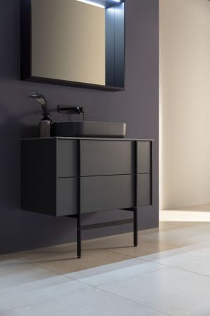 Тумба под раковину Allen Brau Reality 1.32004.AM 70х50 подвесная цвет черный