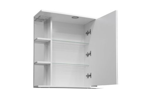 Зеркало-шкаф Stella Polar Концепт SP-00000058 70х70 подвесной цвет белый - фото 4