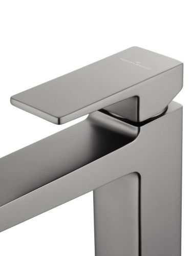 Смеситель Wonzon & Woghand Cube 2.0 WW-88018068-BGM на раковину серый - фото 4