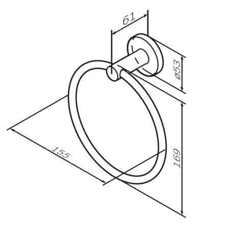 Полотенцедержатель Am.Pm X-Joy A85A34499