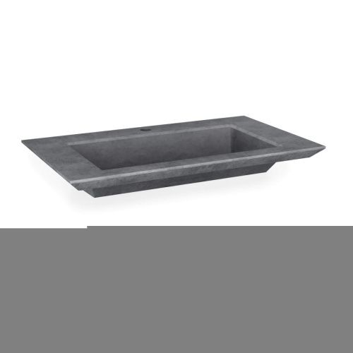 Раковина Jorno INCLINE Inc.08.80/P/Bet/JR полувстраиваемая цвет серый