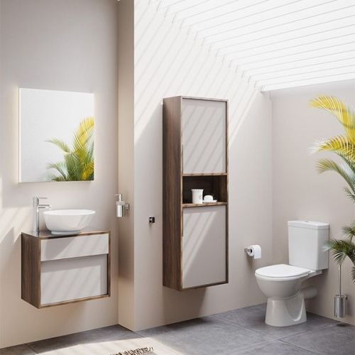 Унитаз напольный с бачком Vitra NORD 9845B099-7201 белый с сиденьем микролифт душевой смыв - фото 2