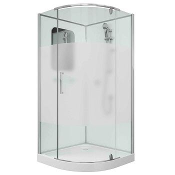 Душевая кабина Grossman Classic GR170 100х100 четверть круга без крыши ориентация универсальная