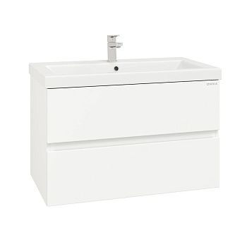 Тумба под раковину Onika Эвада 108058 80х40 подвесная цвет белый