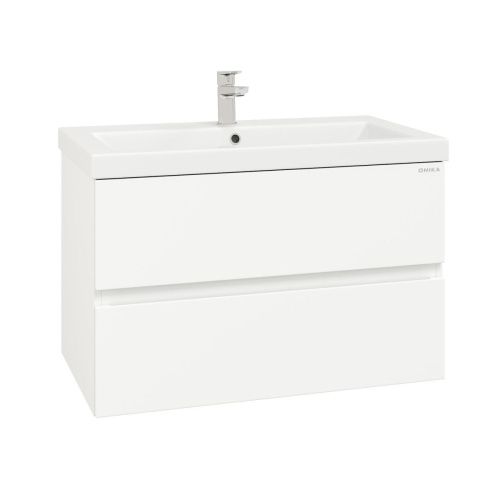 Тумба под раковину Onika Эвада 108058 80х40 подвесная цвет белый
