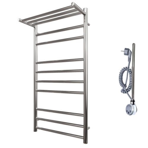 Полотенцесушитель электрический Point Аврора PN10150PE 55х100 хром - фото 4