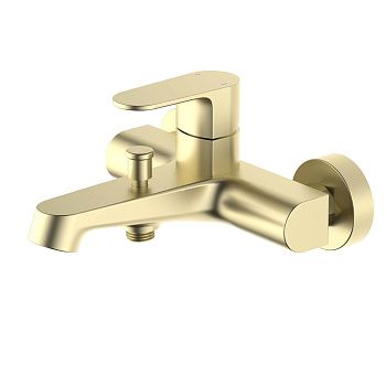 Смеситель для ванны Aquatek Оберон AQ1240BG настенный золото