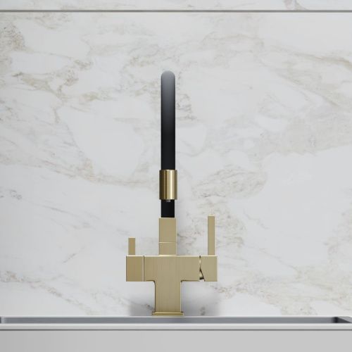 Смеситель для кухни Sancos Arno SC4005BG на мойку золото - фото 3