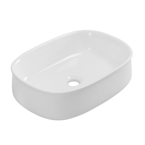Раковина керамическая Cezares CZR-6605 50х30 накладная цвет белый без отверстий под смеситель - фото 2