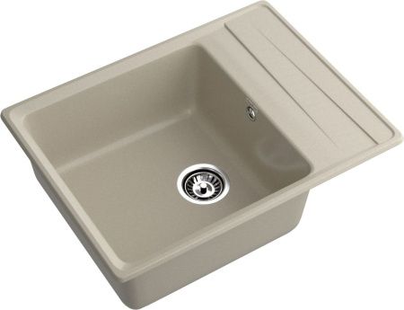 Кухонная мойка Granfest Level LV-660L топаз 65х50 цвет серый поверхность матовая