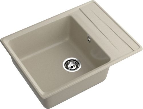 Кухонная мойка Granfest Level LV-660L топаз 65х50 цвет серый поверхность матовая - фото 2