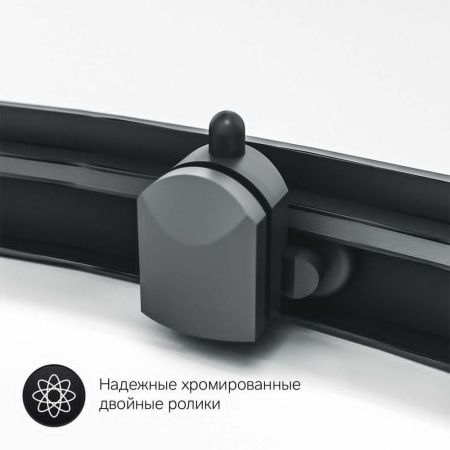 Душевой уголок Am.Pm Gem W90G-401-090BT 90х90 стекло прозрачное профиль черный без поддона