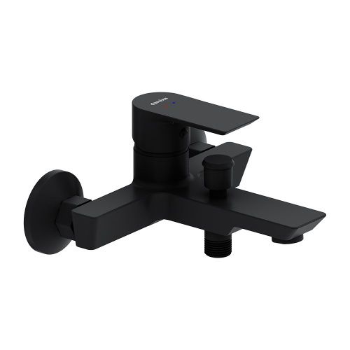 Смеситель для ванны и душа Damixa Apollo 471000300 настенный черный