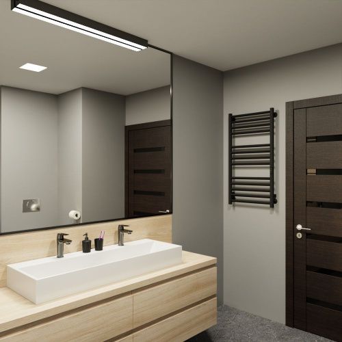 Полотенцесушитель электрический Altasan АрмадаПроф АрмадаПрофР10050ЧМ 55х100 черный - фото 4