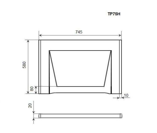 Торцевая панель Timo TP75H - фото 2