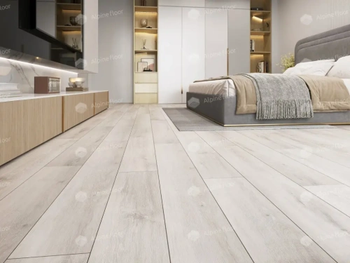 SPC ламинат Alpine Floor Classic ECO 134-5 MC Ясень Серый толщина 0.4 см 43 класс 1220х183 - фото 2