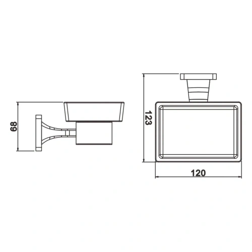 Мыльница Rose RG15H RG1503H - фото 3