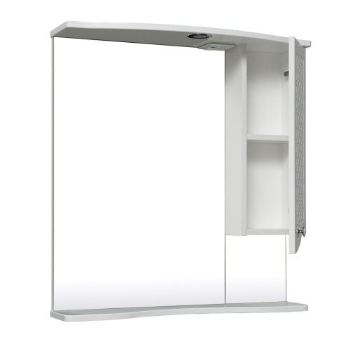 Зеркало-шкаф Runo Милано УТ000002098 80х80 подвесной цвет белый - фото 2