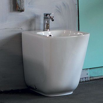 Биде напольное Kerasan Tribeca 512001 цвет белый