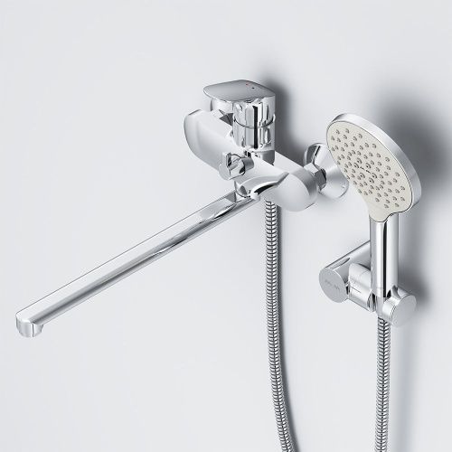 Смеситель для ванны и душа Am.Pm Like F8095000 настенный хром - фото 5