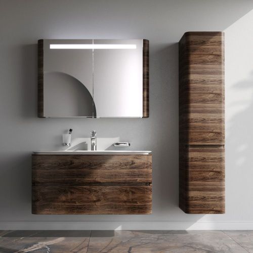 Тумба под раковину Am.Pm Sensation M30FHX1002NF 100х50 подвесная цвет коричневый - фото 5