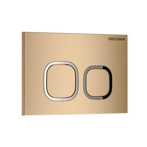 Клавиша смыва механическая Grossman Cosmo 700.K31.02.310.310 цвет золото - фото 2