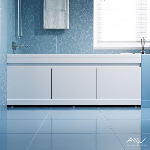 Экран под ванну Alavann Soft 170 см ALV0243002 фронтальный МДФ откидной белый - фото 2