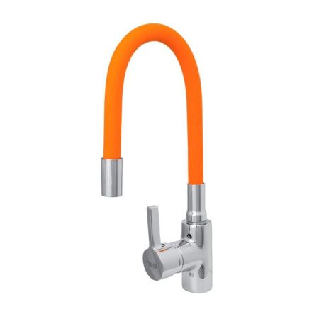 Смеситель для кухни Сантаком StMira 5098-6 на мойку оранжевый