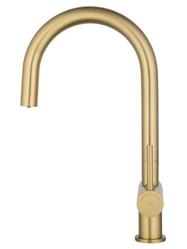 Смеситель для кухни Wonzon & Woghand WW-3211-BG на мойку золото - фото 2
