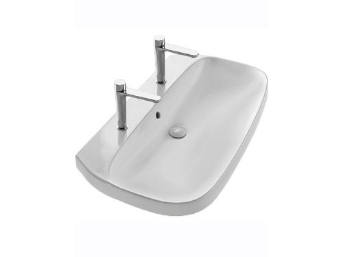 Раковина из сантехнического фаянса Hatria ABITO YXX901 100х50 подвесная цвет белый