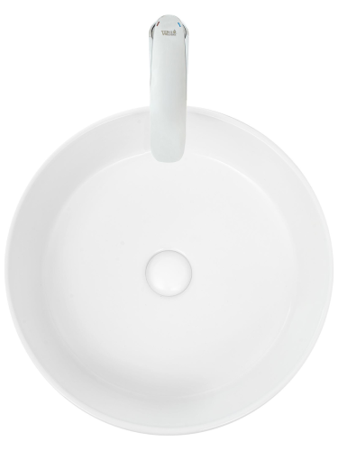 Раковина из сантехнического фаянса WeltWasser WW SK 10000004565 50 см накладная цвет белый 1 отверстие под смеситель - фото 3