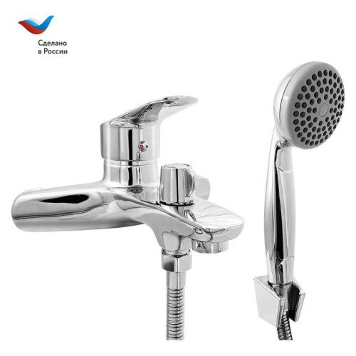 Смеситель для ванны Славен Коттедж СЛ-ОД-Г30 настенный хром