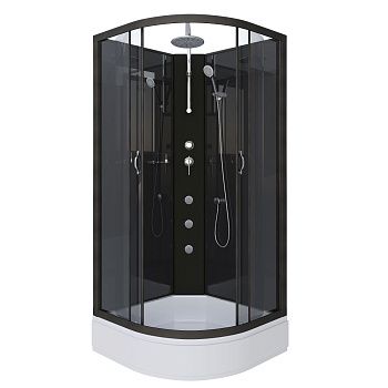 Душевая кабина Niagara Classic 65011434BKTG 90х90 четверть круга без крыши ориентация универсальная