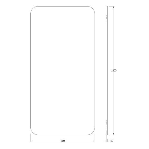 Зеркало Evoform Primary BY 0131 60х120 подвесное - фото 2